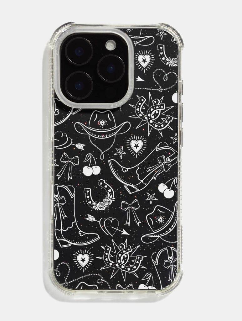 Skinnydip London White Cowboy Valentine Shock IPhone Case