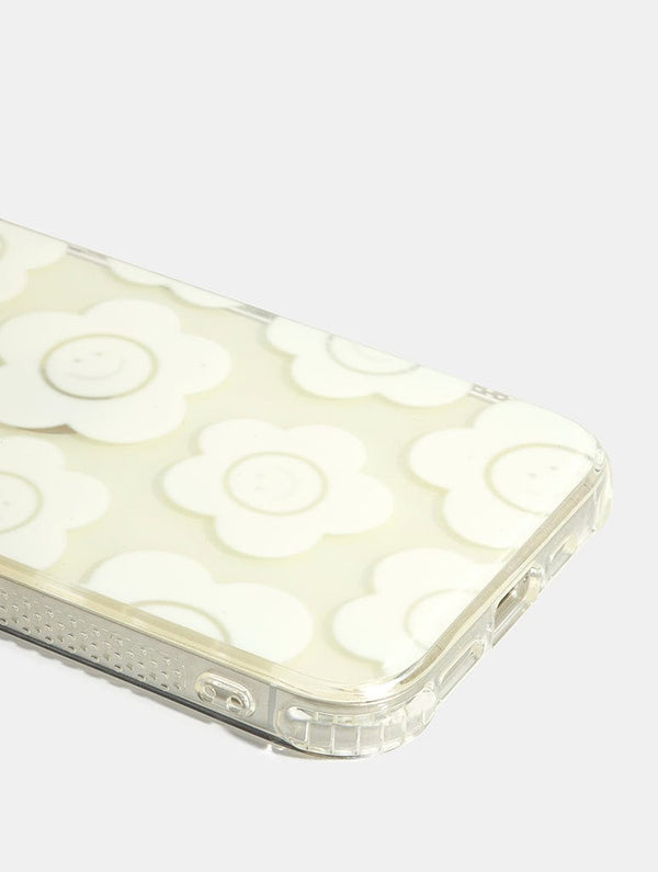 Skinnydip London White Happy Flower Shock IPhone Case