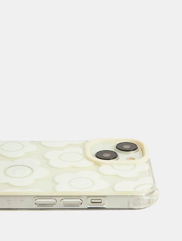 Skinnydip London White Happy Flower Shock IPhone Case