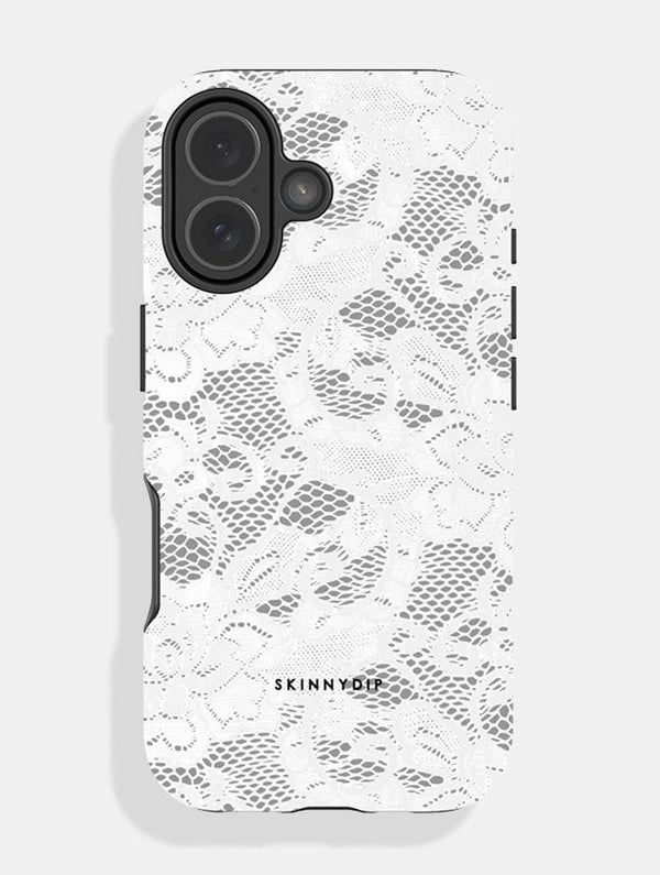 Skinnydip London White Lace Ultra Protective iPhone Case – Skinnydip London