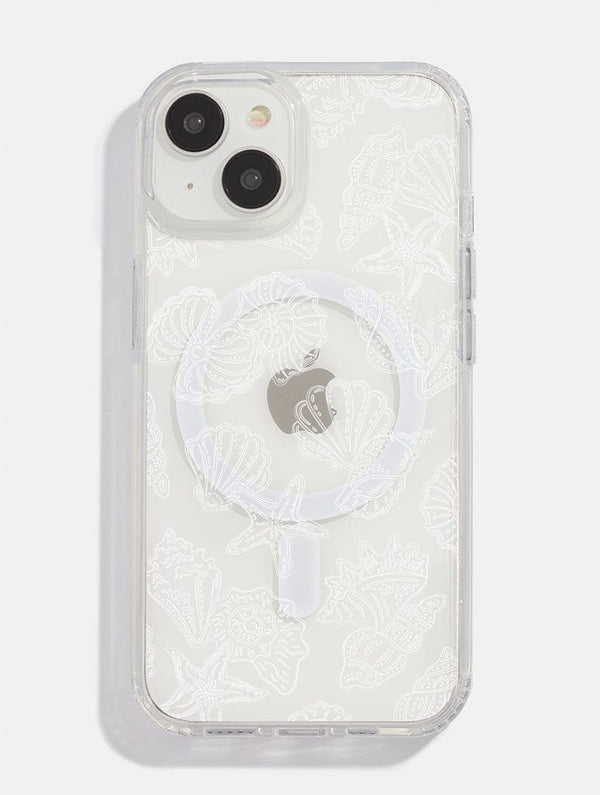Skinnydip London White Sea Shells MagSafe iPhone Case