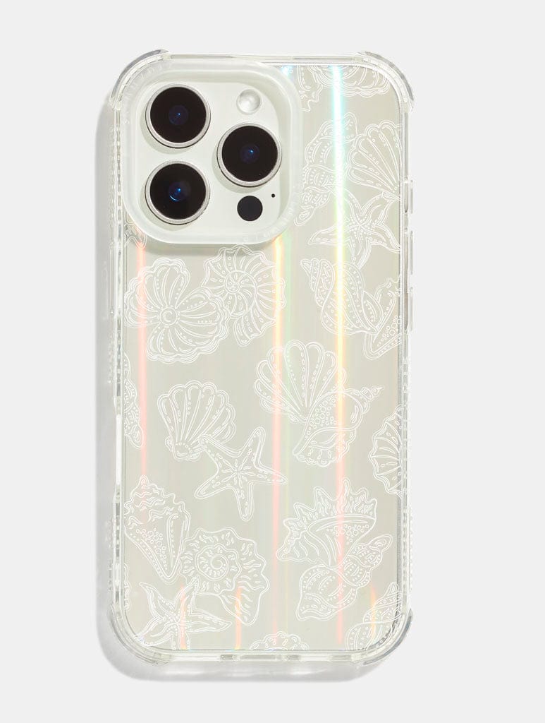 Skinnydip London White Sea Shells Shock IPhone Case
