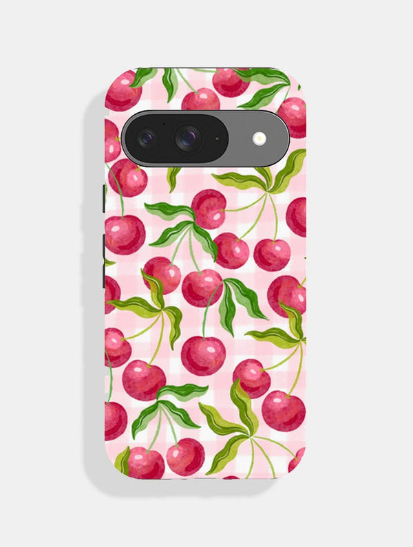Skinnydip London Wild Cherry Gingham Ultra Protective Google Pixel Case