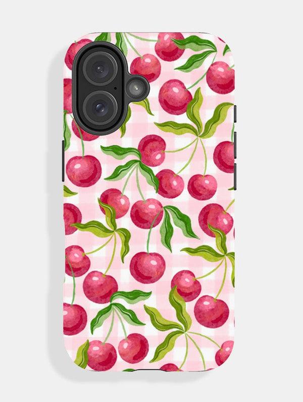 Skinnydip London Wild Cherry Gingham Ultra Protective iPhone Case