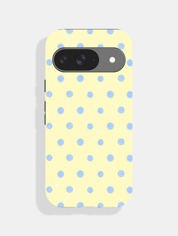 Skinnydip London Yellow And Blue Painted Polka Dot Ultra Protective Google Pixel Case – Skinnydip London