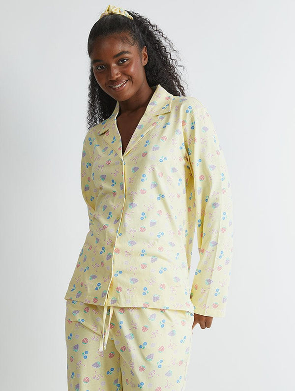 Skinnydip London Yellow Ditsy Fruit Pyjama Set – Skinnydip London