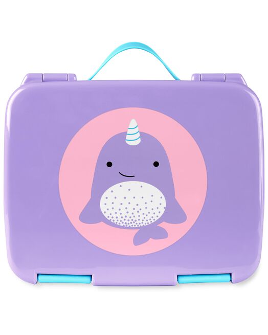 Skip Hop Little Kid 2-Piece Narwhal Backpack & Bento Lunch Box Set