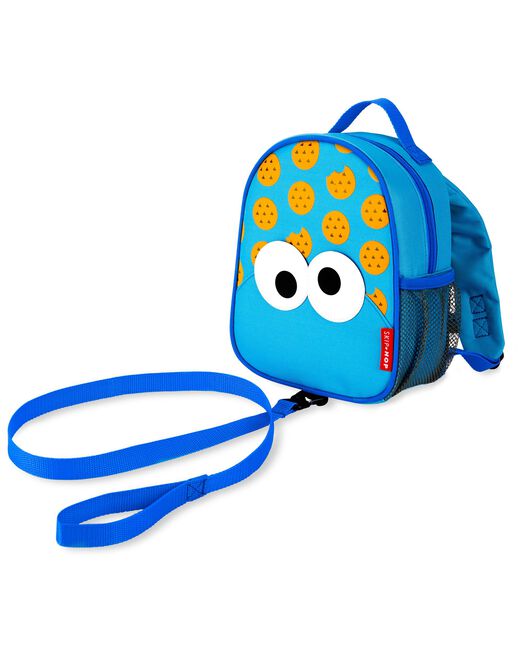 Skip Hop Sesame Street Mini Backpack With Safety Harness - Cookie Monster