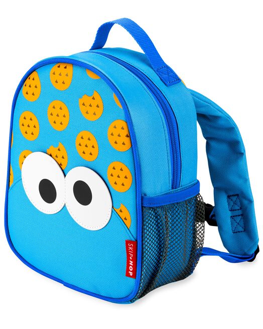 skip hop Sesame Street Mini Backpack With Safety Harness - Cookie Monster
