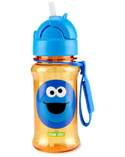 Skip Hop Sesame Street Straw Bottle With Tritan™ Renew - Cookie Monster