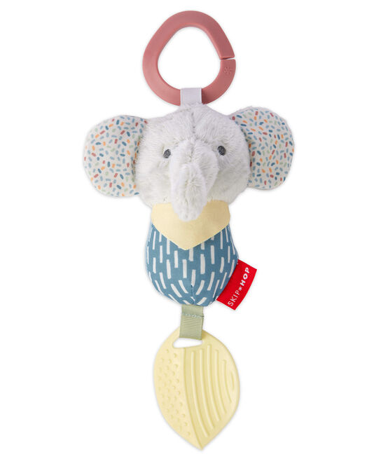 skip hop Bandana Buddies Chime & Teethe Toy - Elephant
