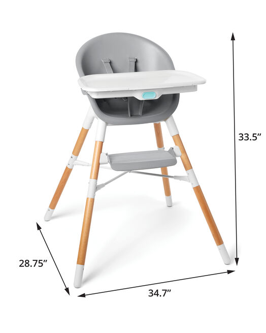 Skip Hop EON 4-in-1 High Chair - Grey/White