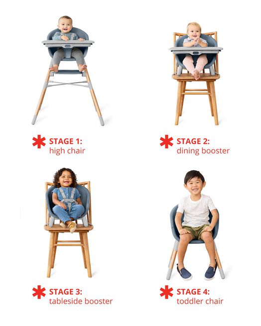 Skip Hop EON 4-in-1 High Chair - Slate Blue