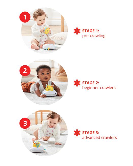 Skip Hop Explore & More Follow-Bee Baby Crawl Toy