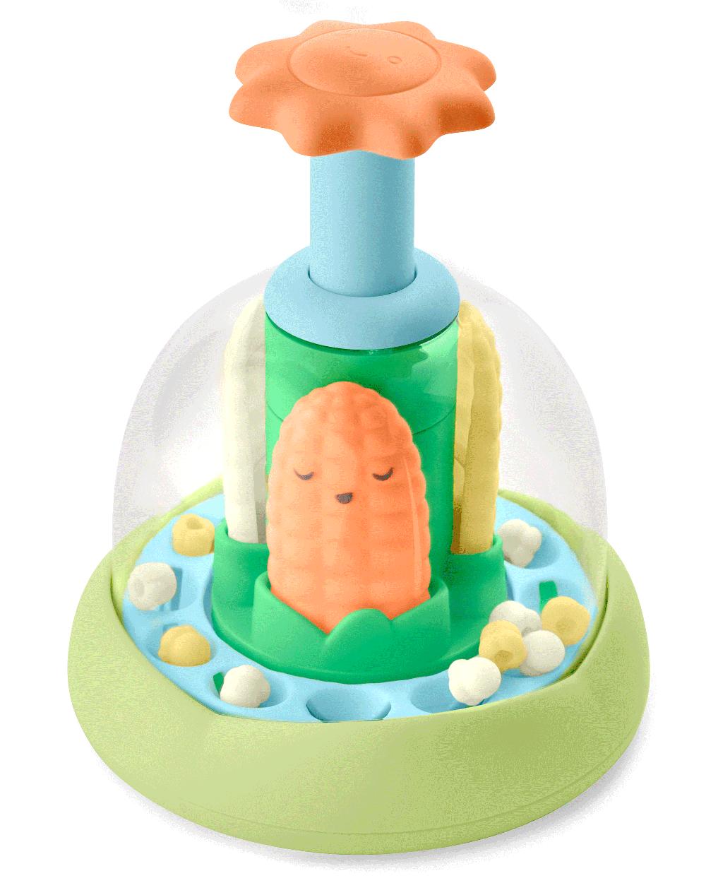 skip hop Farmstand Push & Spin Baby Toy
