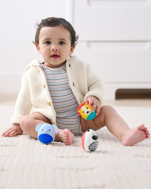 Skip Hop Jungle Beats Baby Egg Shaker Set Of 3