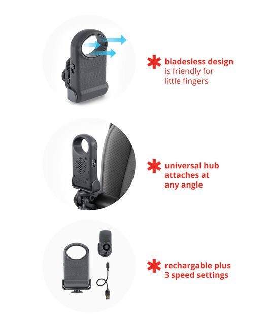 Skip Hop Stroll & Connect Bladeless Stroller Fan