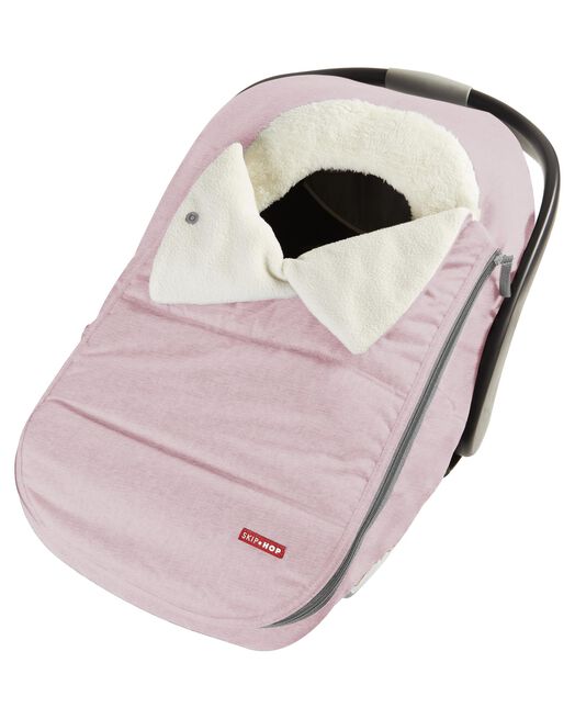 skip hop Stroll & Go Car Seat Cover - Pink Heather