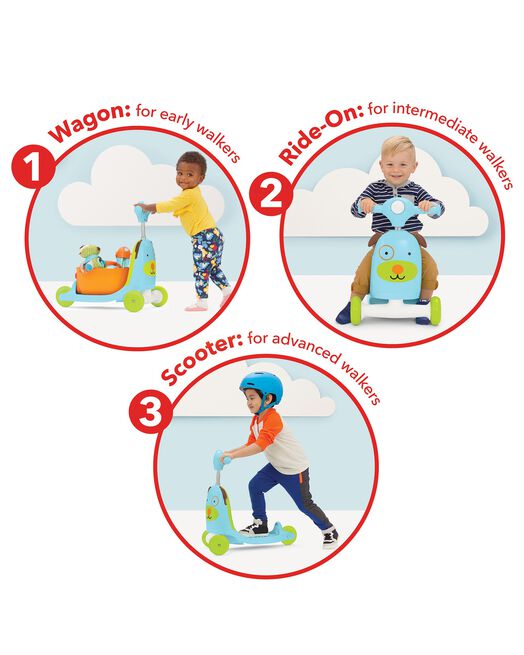 Skip Hop Zoo 3-in-1 Ride-On Toy - Dog
