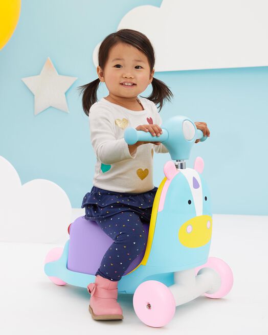 Skip Hop Zoo 3-in-1 Ride-On Toy - Unicorn