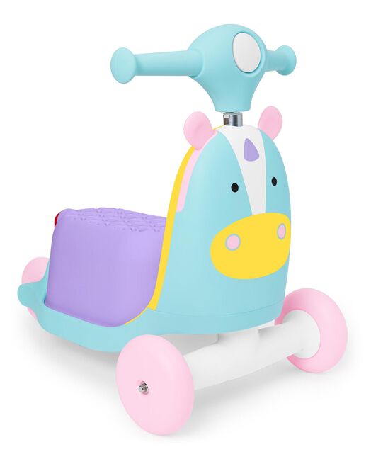 skip hop Zoo 3-in-1 Ride-On Toy - Unicorn