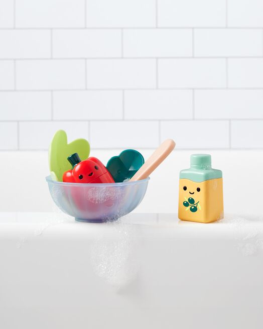 Skip Hop Tub-to-Table Café Prep & Serve Salad Bath Toy Set