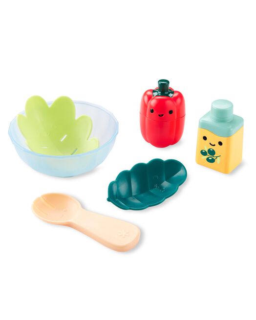 skip hop Tub-to-Table Café Prep & Serve Salad Bath Toy Set