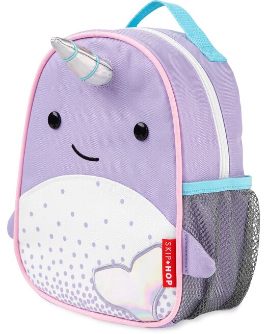 skip hop Zoo Mini Backpack with Safety Harness - Narwhal