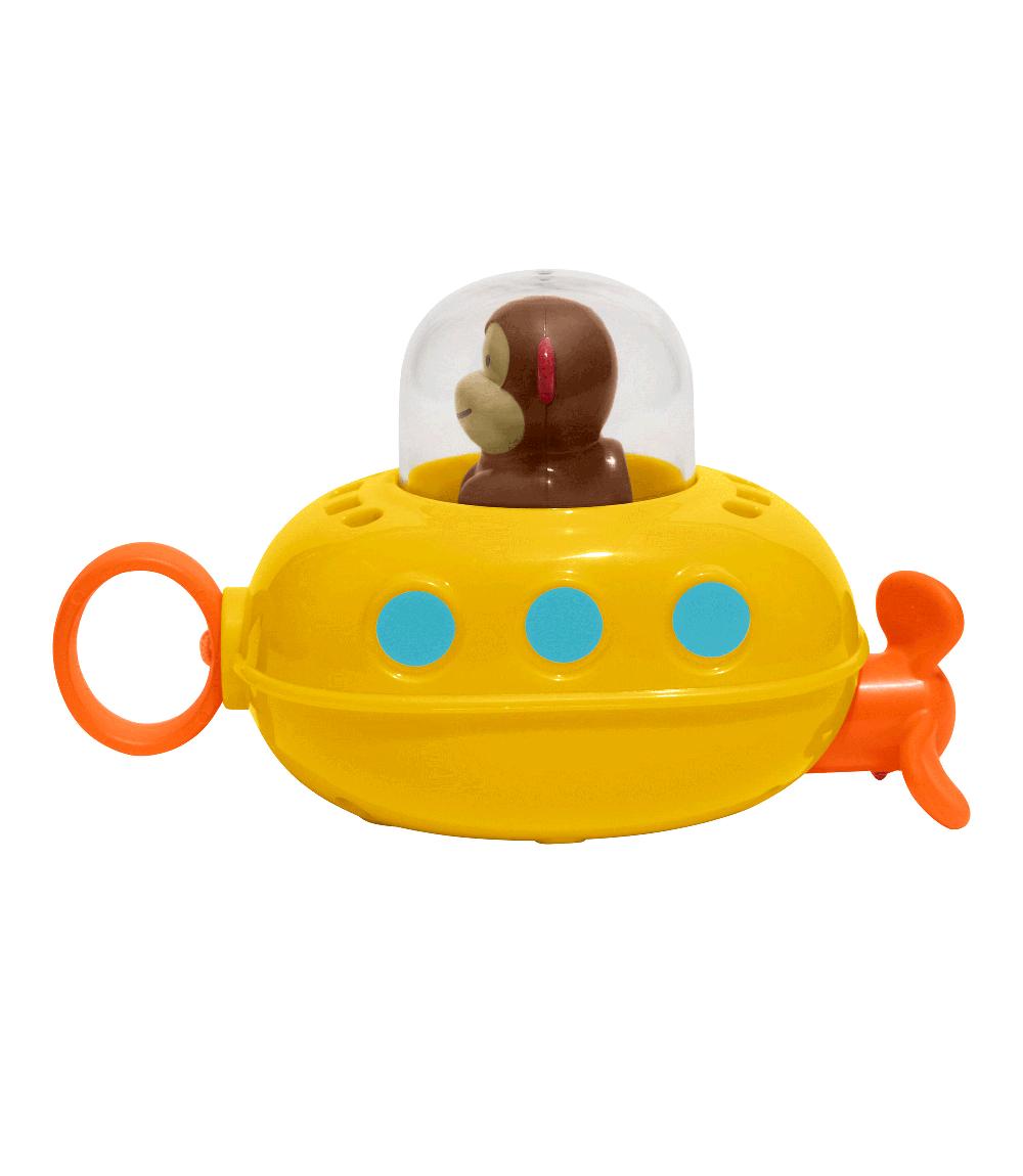 Skip Hop ZOO® Pull & Go Submarine Baby Bath Toy - Monkey