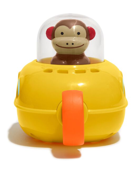 skip hop ZOO® Pull & Go Submarine Baby Bath Toy - Monkey