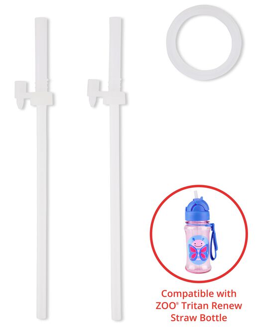 skip hop ZOO Tritan™ Renew Straw Bottle Extra Straws - 2-pack