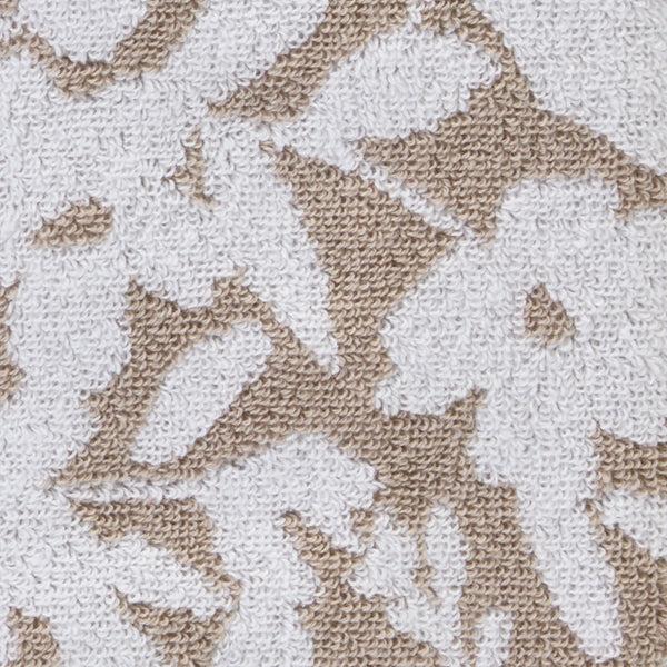 Skl Home Bedford Floral Jacquard 2-Piece Hand Towel Set Tan