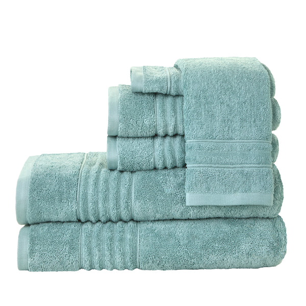 skl home Classic SoftTouch 6-Piece Towel Set Aqua Haze