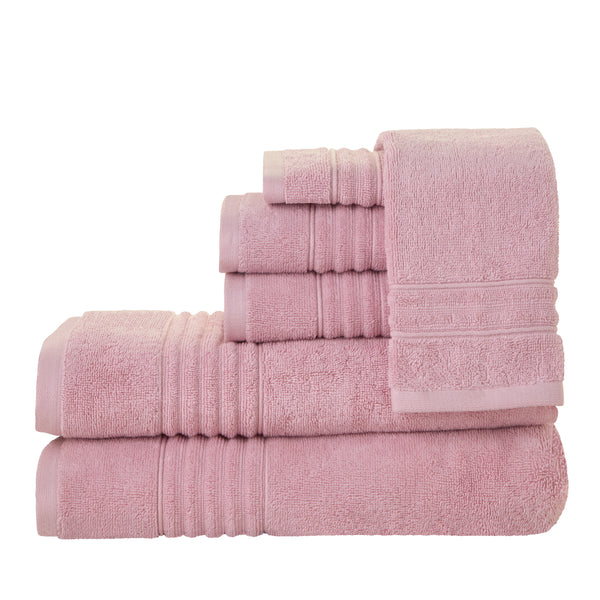skl home Classic SoftTouch 6-Piece Towel Set Peony Pink