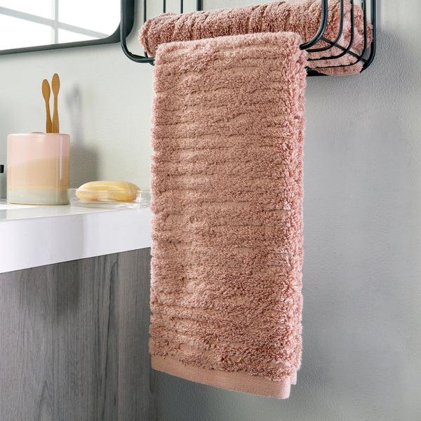 Skl Home CloudSoft Cotton Luxury 2-Piece Hand Towel Set Clay