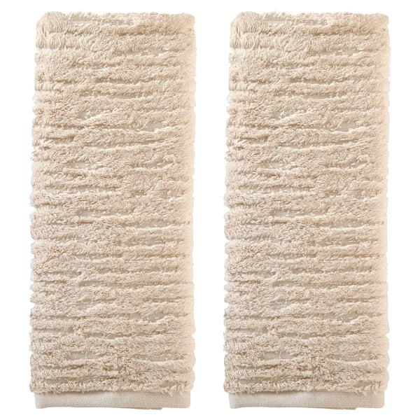 skl home CloudSoft Cotton Luxury 2-Piece Hand Towel Set Oatmeal