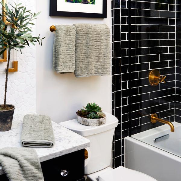 Skl Home CloudSoft Cotton Luxury 2-Piece Hand Towel Set Sage