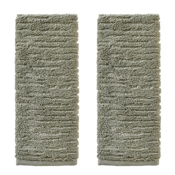 skl home CloudSoft Cotton Luxury 2-Piece Hand Towel Set Sage