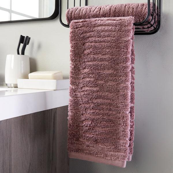Skl Home CloudSoft Cotton Luxury 2-Piece Hand Towel Set Soft Plum