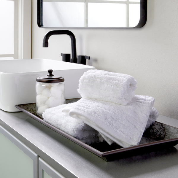 Skl Home CloudSoft Cotton Luxury 2-Piece Hand Towel Set White