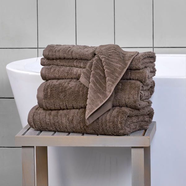 Skl Home CloudSoft Cotton Luxury 4-Piece Washcloth Set Mink
