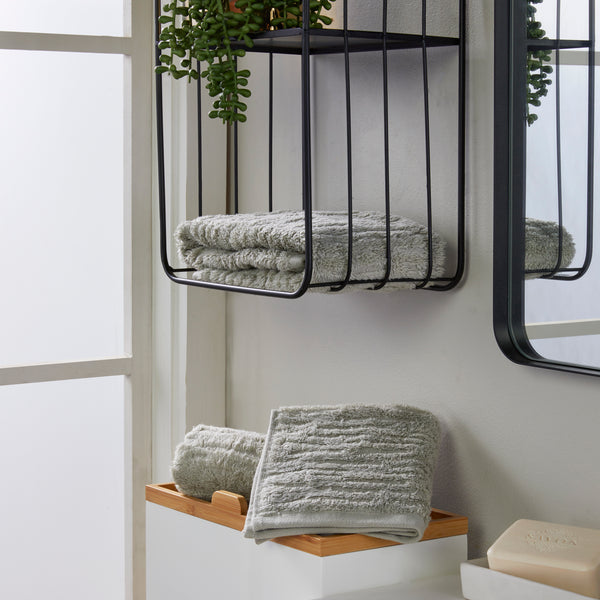 Skl Home CloudSoft Cotton Luxury 4-Piece Washcloth Set Sage