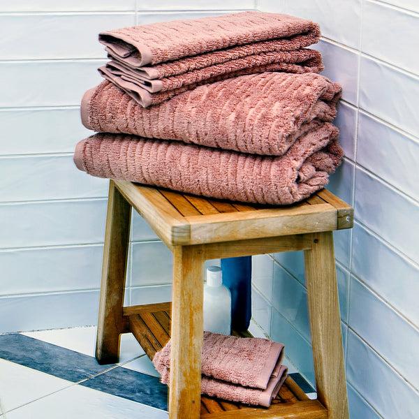 Skl Home CloudSoft Cotton Luxury 6-Piece Towel Set Clay