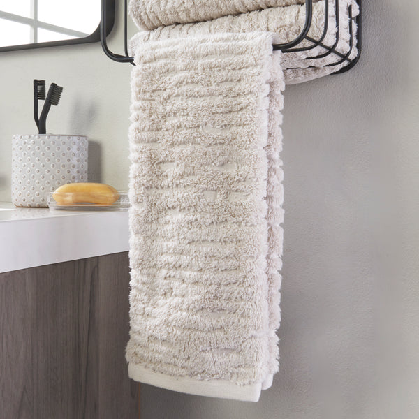 Skl Home CloudSoft Cotton Luxury 6-Piece Towel Set Oatmeal