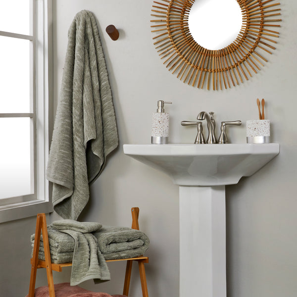 Skl Home CloudSoft Cotton Luxury 6-Piece Towel Set Sage