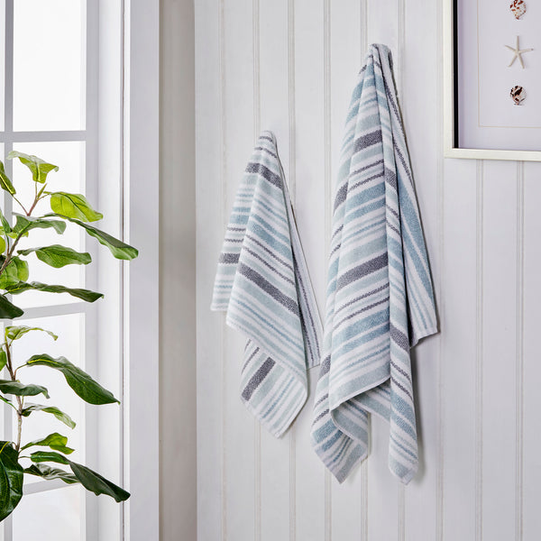 Skl Home Farmhouse Stripe 2-Piece Hand Towel Set Multi