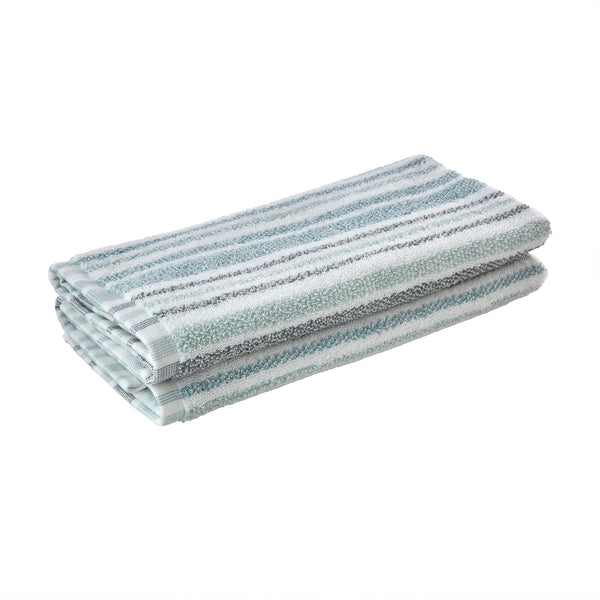 Skl Home Farmhouse Stripe 2-Piece Hand Towel Set Multi