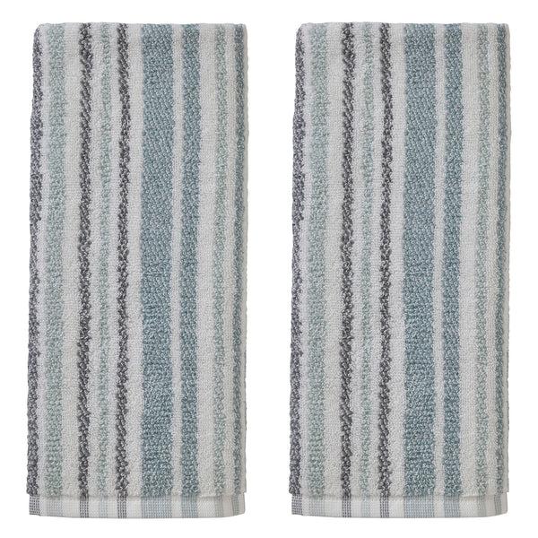 skl home Farmhouse Stripe 2-Piece Hand Towel Set Multi