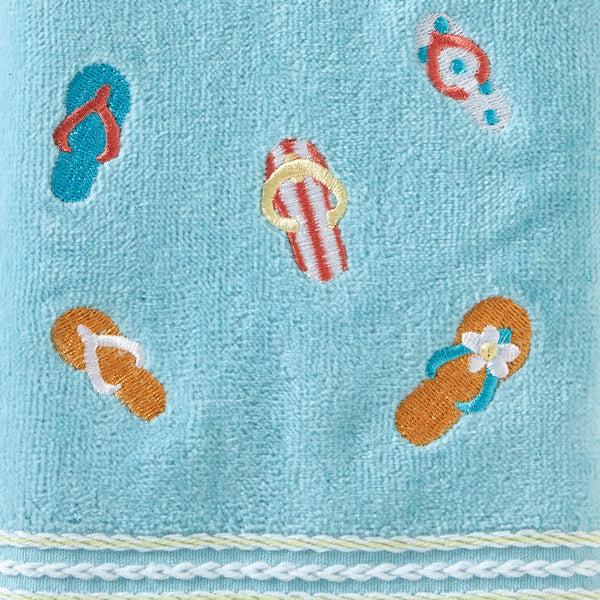 Skl Home Flips & Flops 2-Piece Hand Towel Set Sky Blue