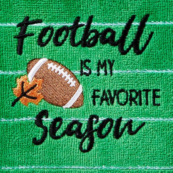 Skl Home Football Is My Favorite Season 2-Piece Hand Towel Set Green
